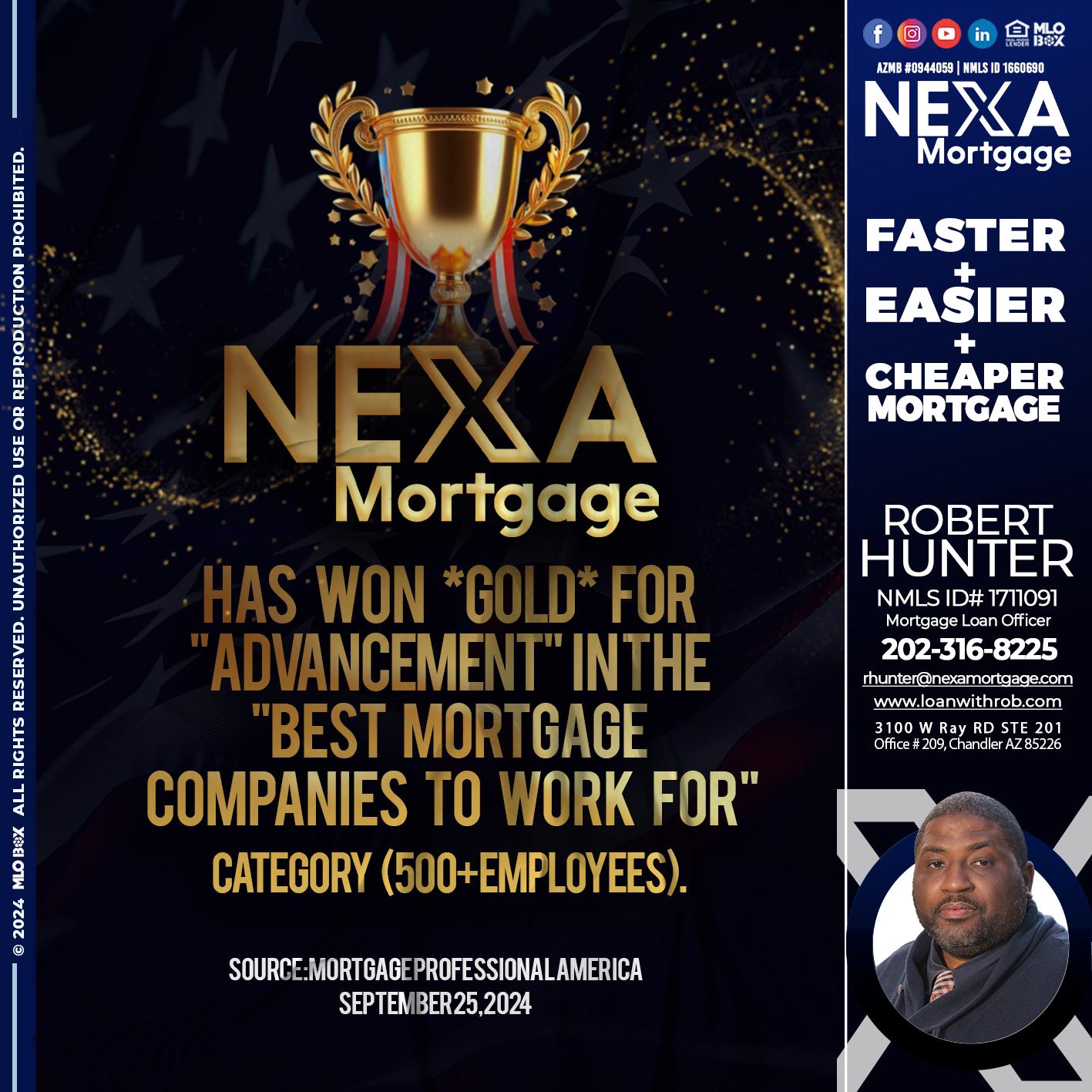 nexa 500 2 - Robert Hunter -Mortgage Loan Officer