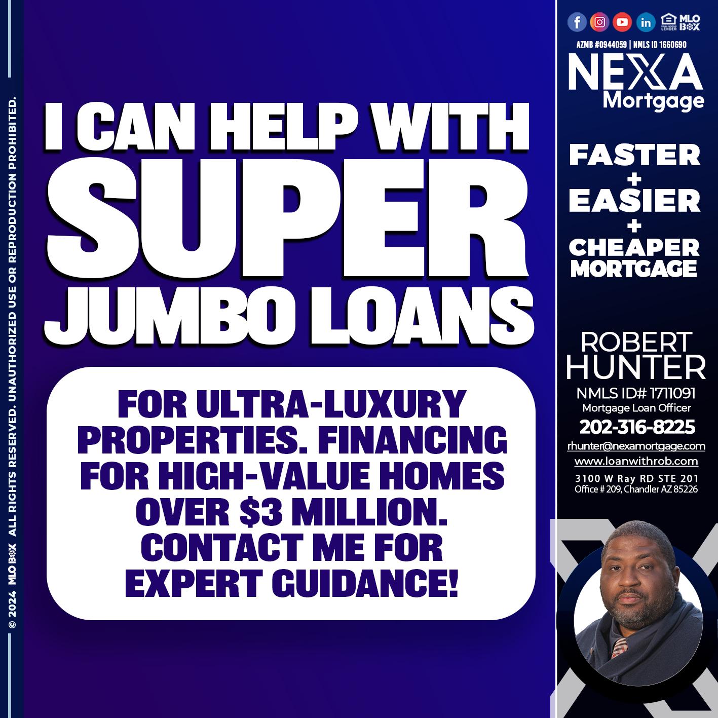 I CAN HELP - Robert Hunter -Mortgage Loan Officer